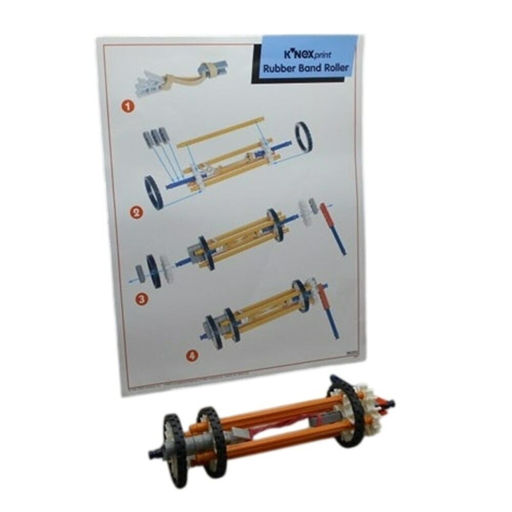 K'NEX 1996 Rubber Band Roller from STEM Forces, Enery, and Motion 78790